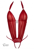 Body Seins Nus LOVE ROUGE BODY VOILE OUVERT
