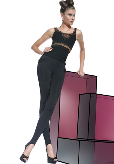 Leggings Sport Bas Bleu Sandy