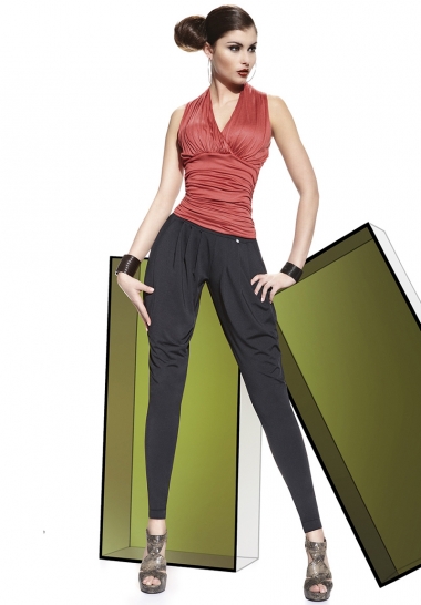 Leggings Sport Bas Bleu Kleo