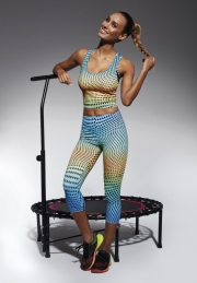 Leggings Sport Bas Bleu Wave70