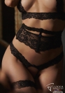 Luxxa  STRING NU A STRASS BLEUS 2