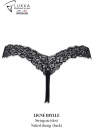 Luxxa  STRING NU A STRASS BLEUS 5